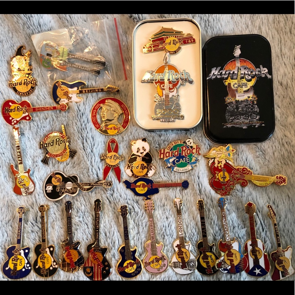 Hard Rock Cafe Pin Collection
